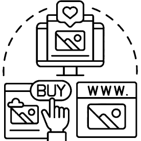 Vector image of diverse link profile