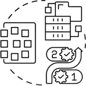 Vector image of structured data