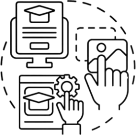 Vector image of user-friendly navigation