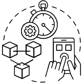 Vector image of faster load times