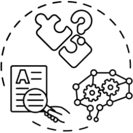 Vector image of content engagement metrics