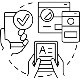 Vector image of mobile-friendliness insights