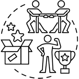 Vector image for competitive advantage