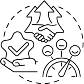 Vector image for increased credibility