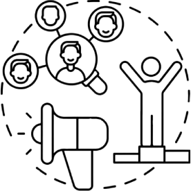 Vector image for influencer collaboration
