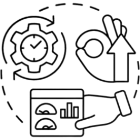 Vector image of fast loading times
