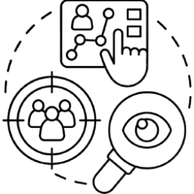 Vector image of lower bounce rates